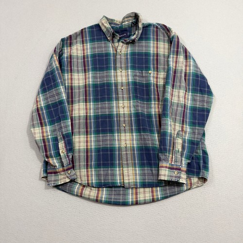 Vintage gant flannel button - vintage,
